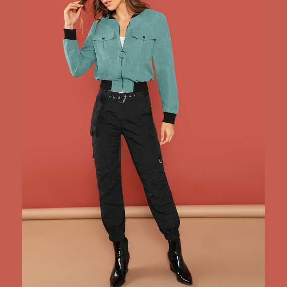 2xHP - Fall Cropped Bomber Jacket - Picture 5 of 6